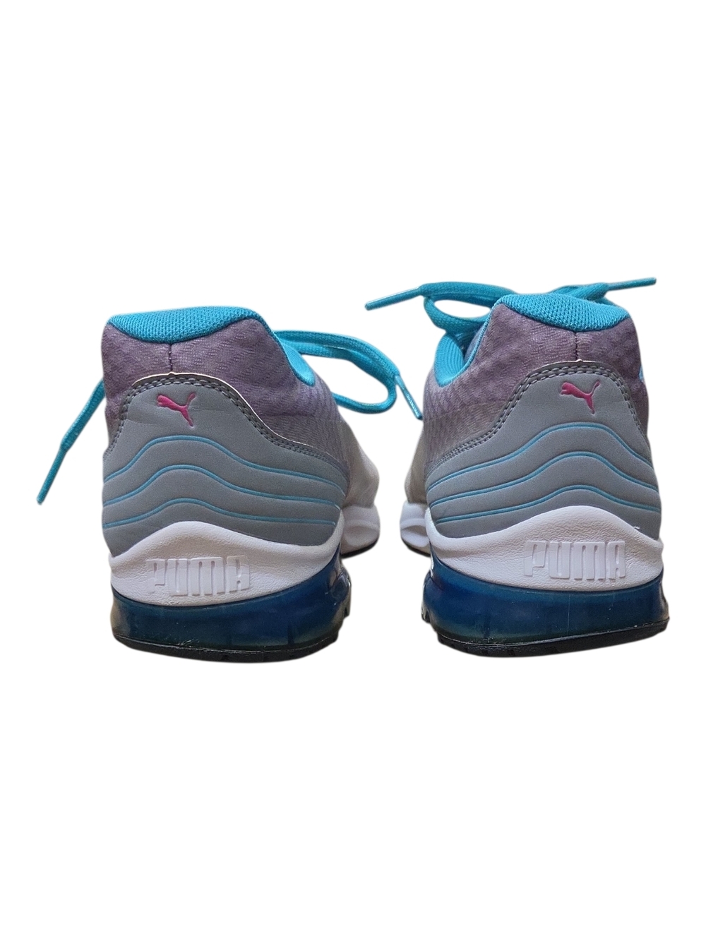 Puma Women's Teal and Gray Athletic Shoe - Picture 10 of 14